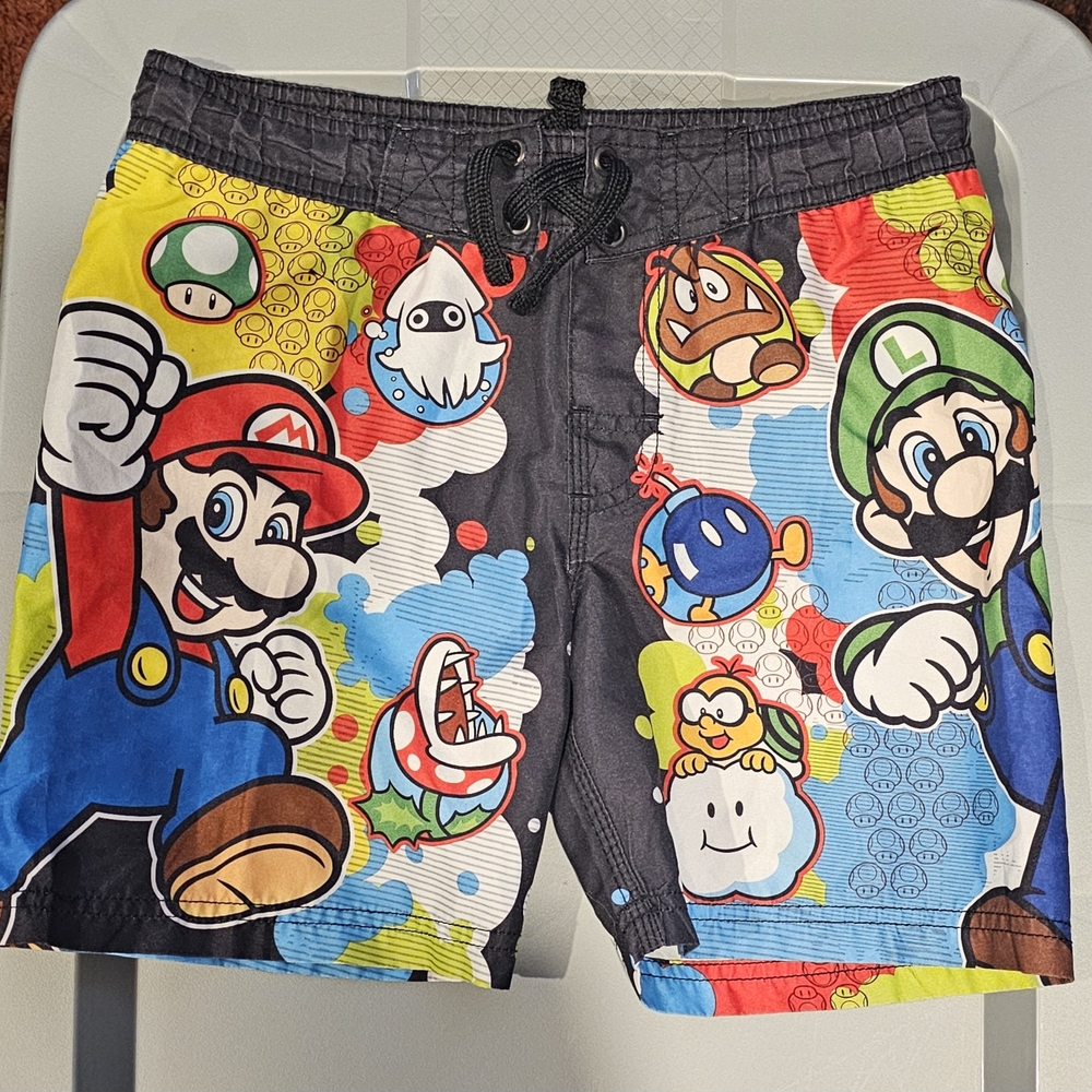 Nintendo Kids Swim Shorts - Multicolor
